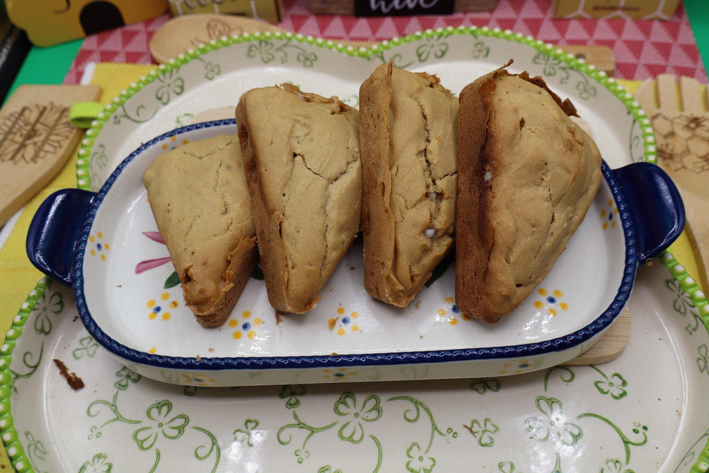 Gluten Free Scones, High Protein, Dairy Free, Sugar Free, Vegan, Nut Free, Egg Free, Fitness Snacks, Wild blueberry, Thanksgiving Deserts