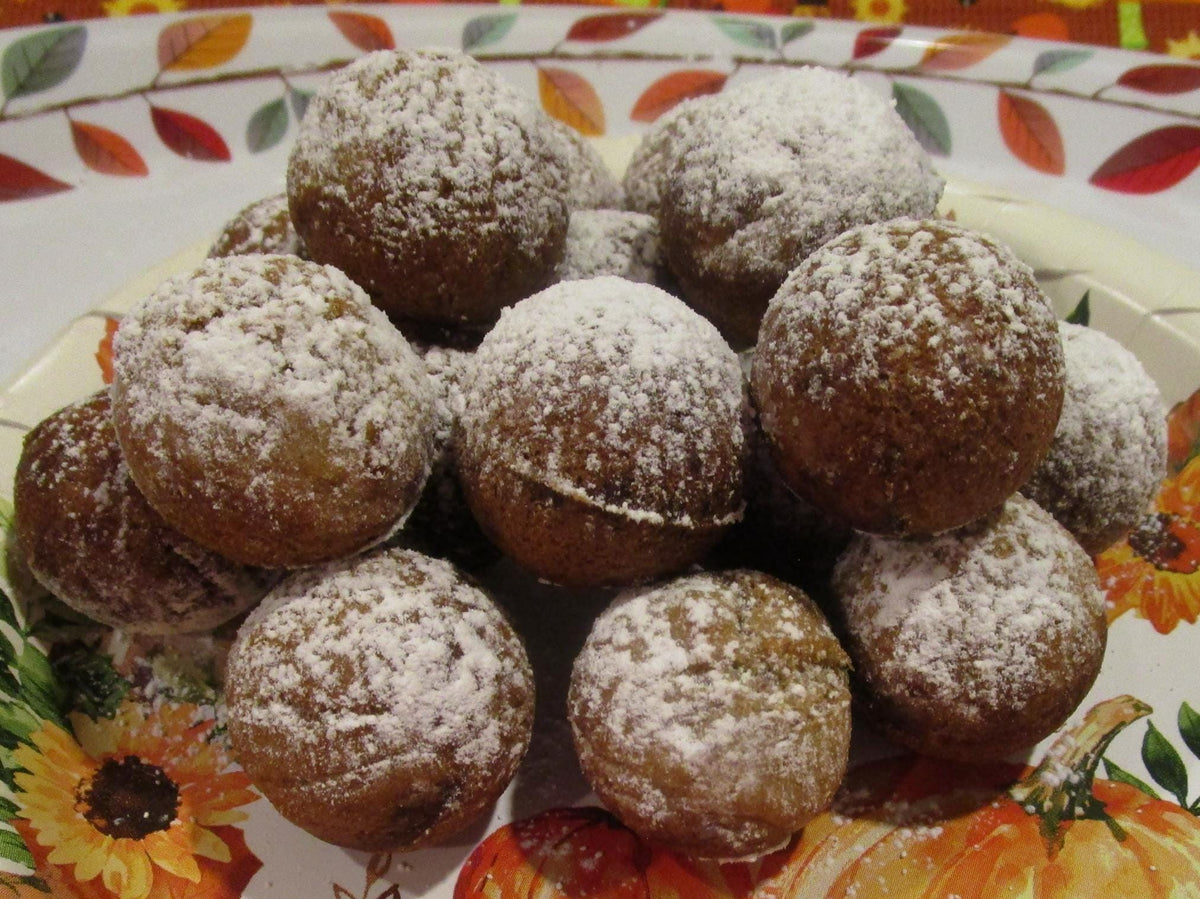 Gluten Free Munchkins, Dairy Free, Egg Free, Vegan, Chocolate, Vanilla, Cinnamon, Peanut Free, School Safe Snacks, Halloween class party