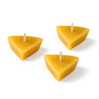 Floating Triangle Beeswax Candle