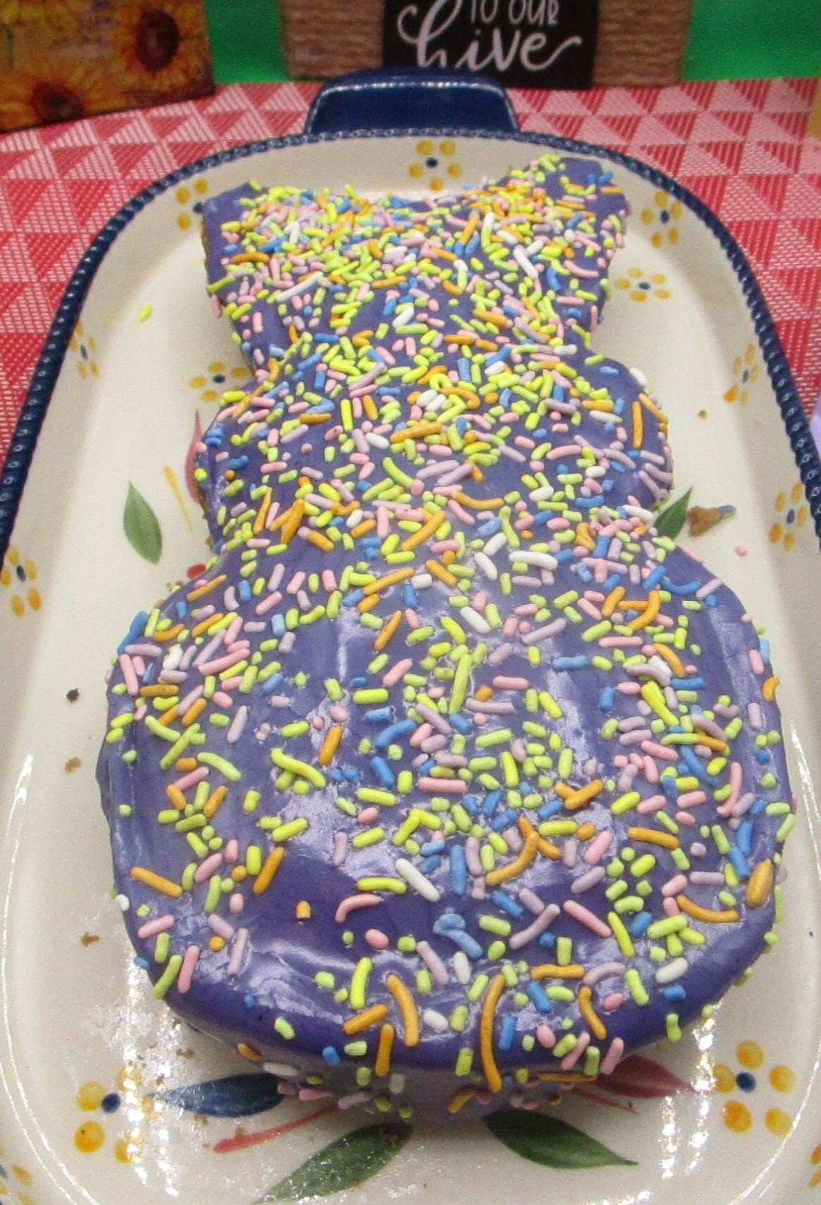 Gluten Free Cakes, Bunny, Dairy Free, Egg Free, Nut Free, Vegan, Soy Free, Plant based Colors, Easter Dessert, Peep Marshmallow, Sugar Free