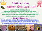 Mother's Day Gift, Bakery Box, Gluten Free, Dairy Free, Egg Free, Vegan, Nut Free, Keto, AIP Paleo, Healthy Snacks, Cookies, Brownies, Cakes
