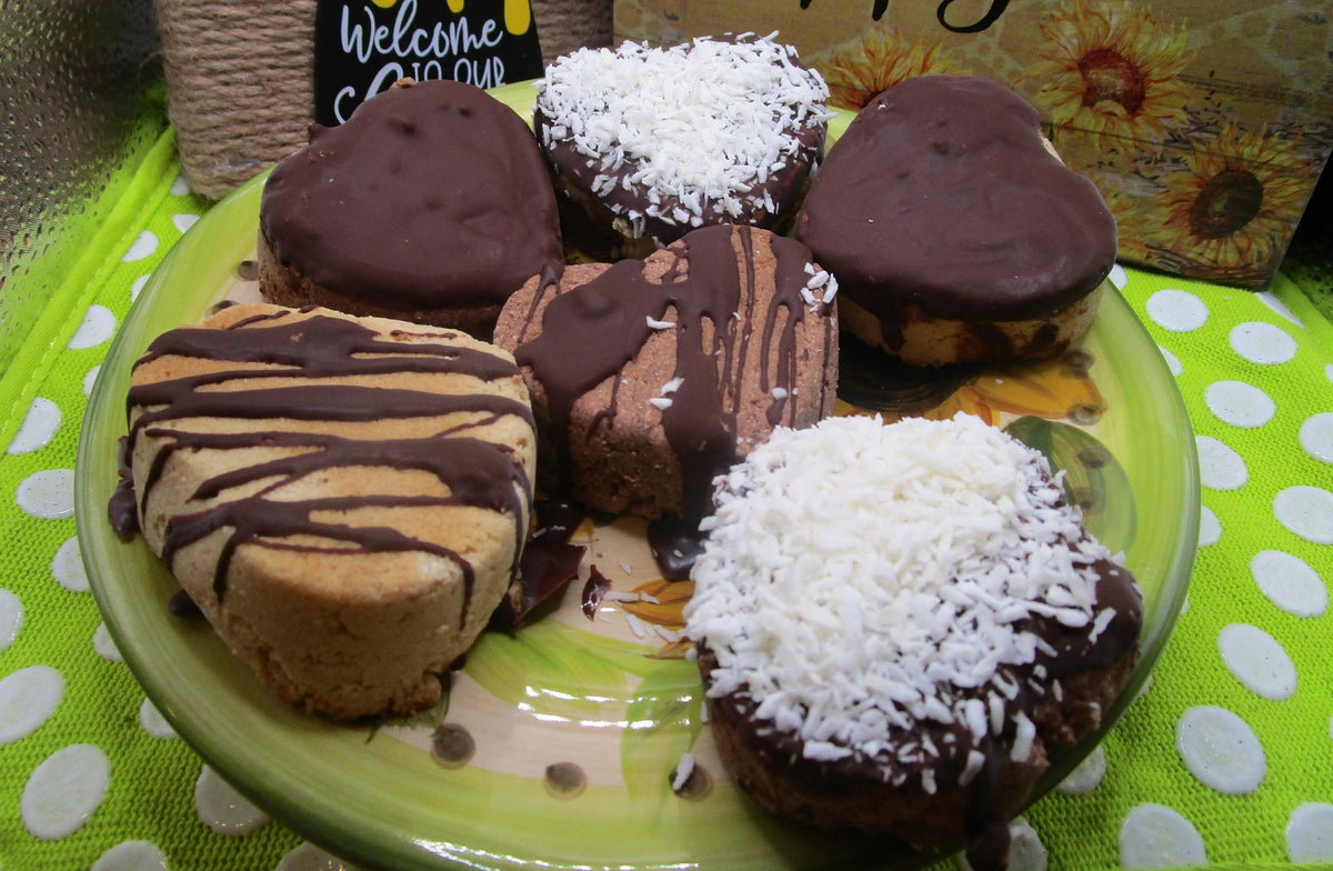 KETO Dessert Hearts, Gluten Free, Sugar Free, Grain Free, Dairy Free, Egg Free, Nut Free, Vegan Collagen, Low Carb snack, Father's Day Gift