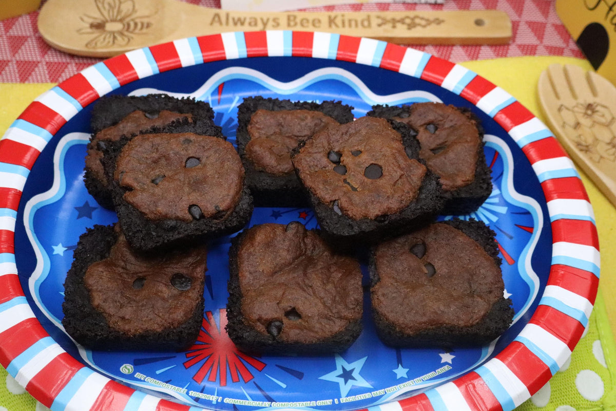 AIP Paleo Brookie Brownie, Gluten Free, Dairy Free, Grain Free, Vegan, Tiger Nut Snack, Chocolate Free, Carob Desserts, Autoimmune Protocol