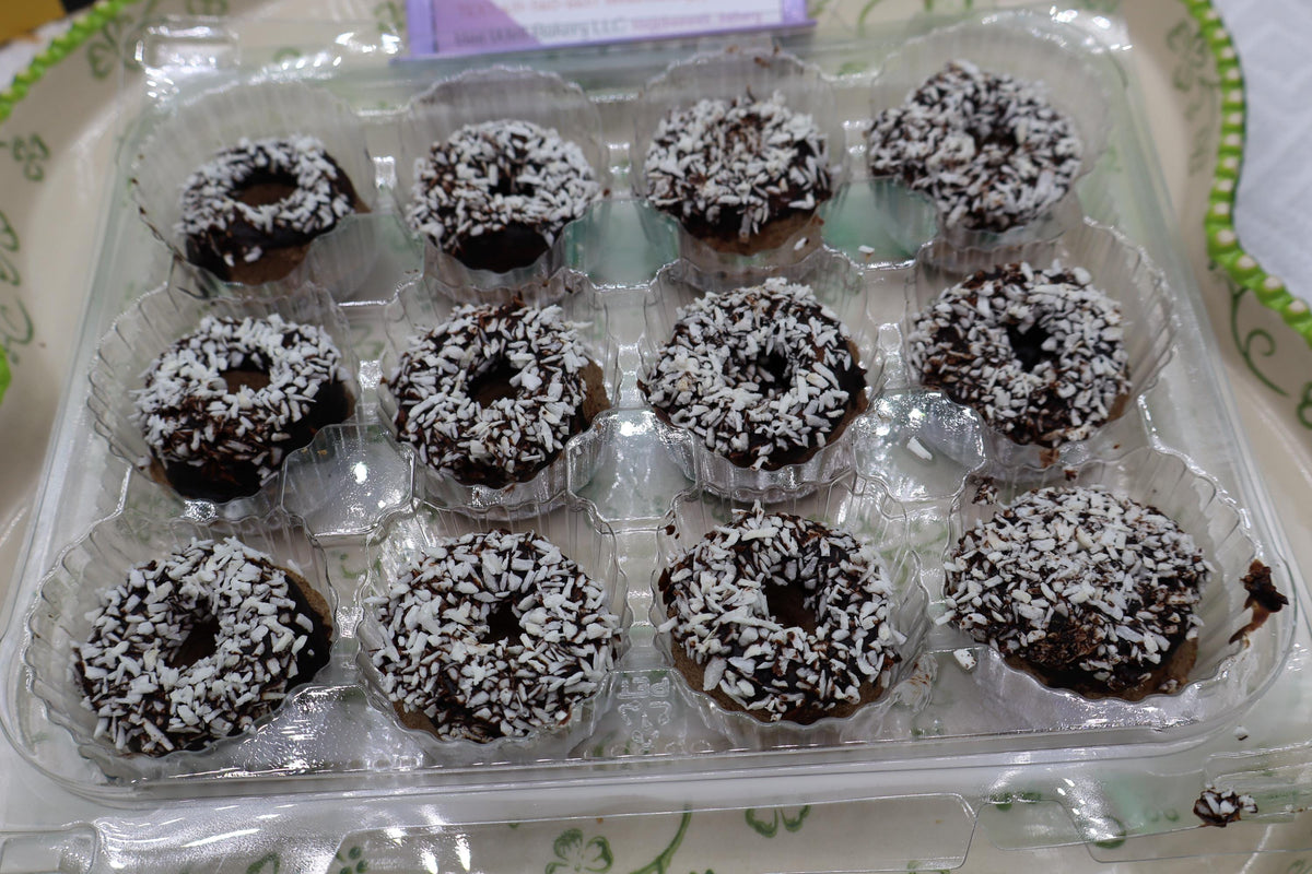AIP Paleo Carob Coconut Ring, Gluten Free, Dairy Free, Vegan, Egg Free, Nut Free, Grain Free Macaroons, Autoimmune Protocol, Coconut Sugar