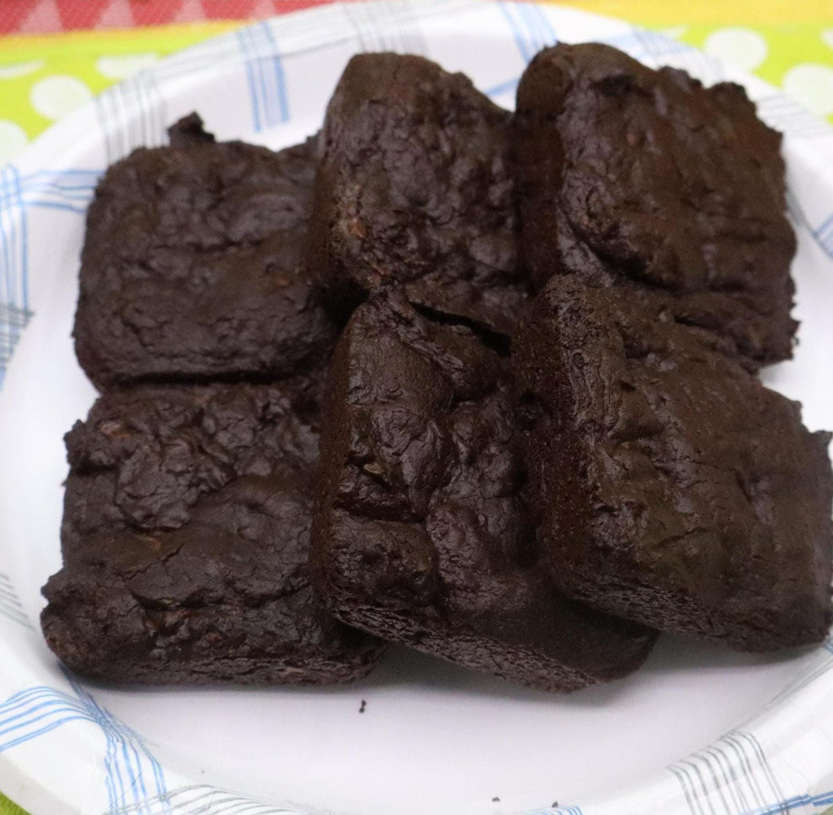 Gluten Free Brownies, Paleo, Dairy Free, Grain Free, Vegan, Egg Free, Tiger Nut Flour, Coconut Sugar snack, School Safe, Birthday Desserts
