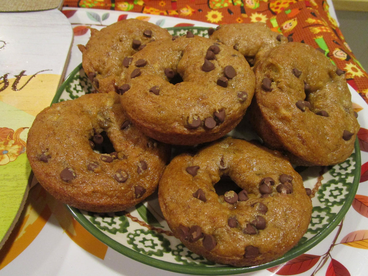 Gluten Free Banana Bread Donuts, Dairy Free, Egg Free, Vegan, Nut Free, Oat Free, Coconut Free, Birthday Breakfast, Fall Snacks, School Safe