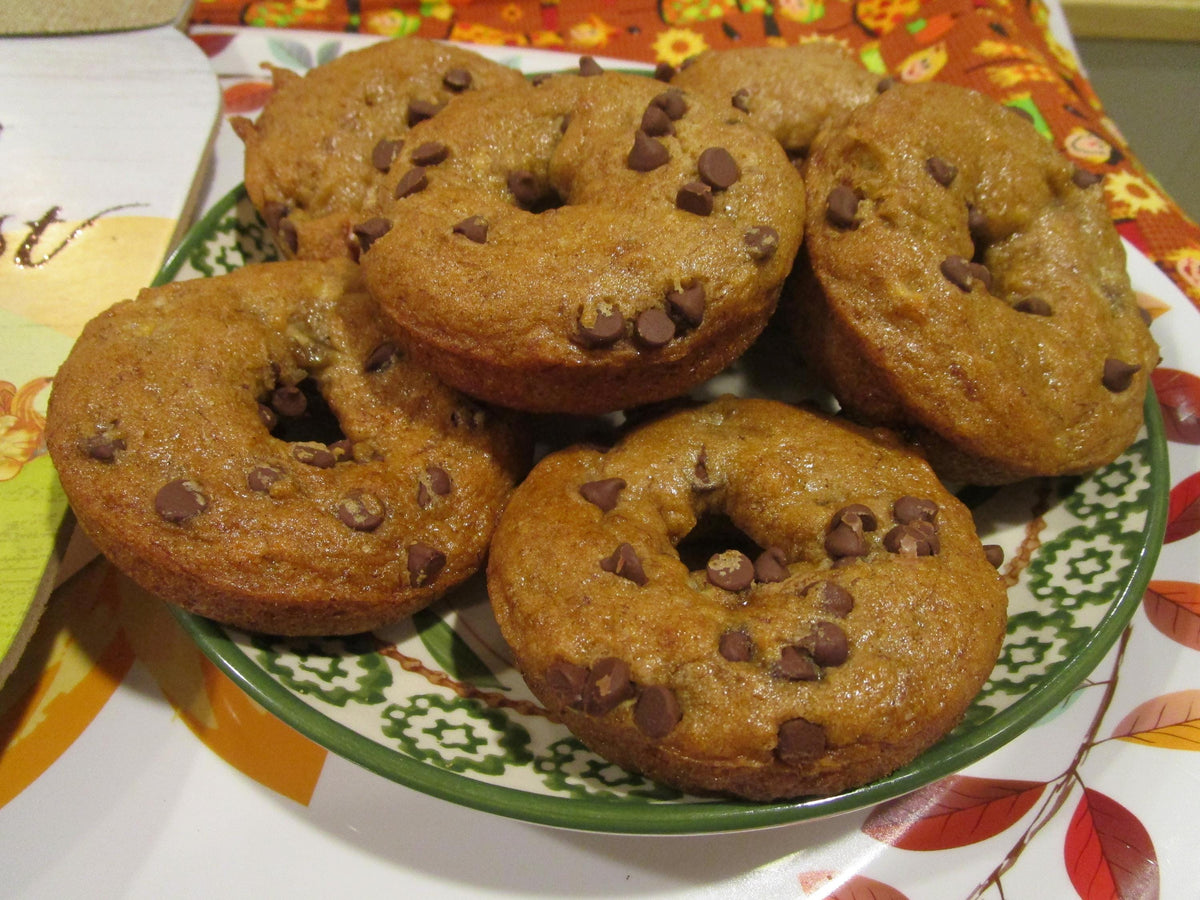 Gluten Free Banana Bread Donuts, Dairy Free, Egg Free, Vegan, Nut Free, Oat Free, Coconut Free, Birthday Breakfast, Fall Snacks, School Safe