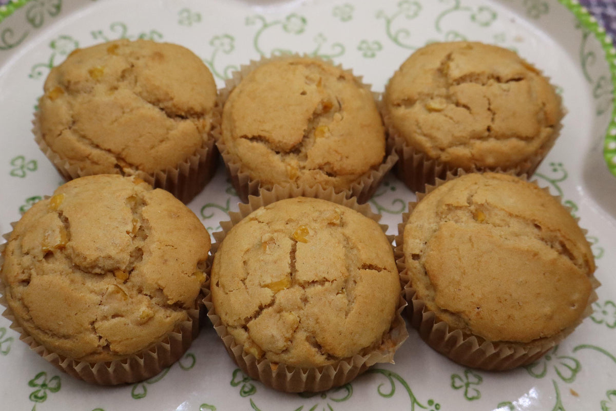 Gluten Free Cornbread Muffins, Dairy Free, Egg Free, Vegan, Maple Sugar, Nut Free, Non-GMO Organic, Low Fat, High Fiber snack, Fall Brunch
