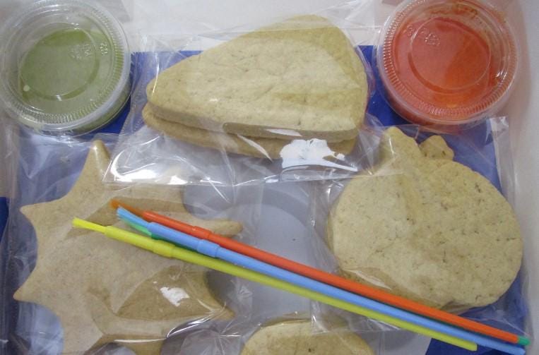 Gluten Free Halloween Cookie Kit, Dairy Free, Egg Free, Vegan, Nut Free, School Safe, Sugar-Free, Thanksgiving, Class Party, Pumpkin, Ghost