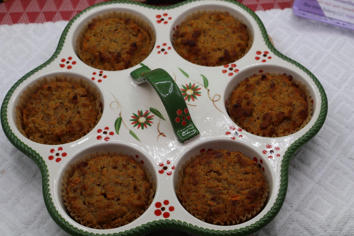 Gluten Free, Keto Carrot Cake Cupcakes, Sugar Free, Grain Free, Dairy Free or Cream Cheese Frosting, Birthday Dessert, Pecan, Thanksgiving