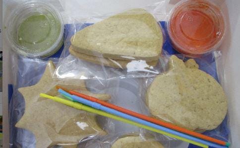 Gluten Free Halloween Cookie Kit, Dairy Free, Egg Free, Vegan, Nut Free, School Safe, Sugar-Free, Thanksgiving, Class Party, Pumpkin, Ghost