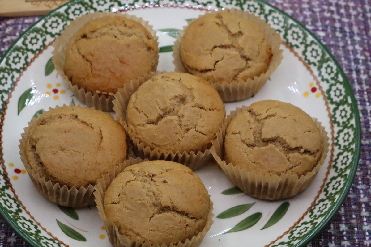 Gluten Free High Protein Muffins, Cinnamon Roll, Dairy Free, Sugar Free, Vegan Collagen, Clean Fitness breakfast, Anabolic snacks, Nut Free