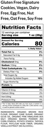 Gluten Free Holiday Sugar Cookies, Unfrosted, Dairy Free, Egg Free, Vegan, Nut Free, Oat free, Sugar Free treats, School Safe Class Snacks