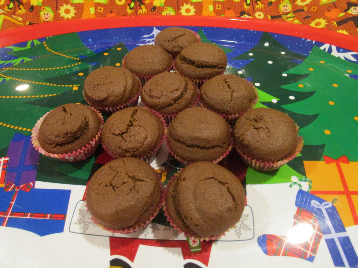Gluten free Gingerbread Cake Loaf, Muffins, Dairy Free, Egg Free, Vegan, Coconut Sugar, Holiday Breakfast, Christmas Gift, Warm spice cakes