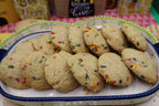KETO Sugar Cookies, Vanilla Birthday Cake, Gluten Free, Grain free, Sugar Free, Egg Free, Vegan, Dairy Free, Low Carb Snack, Holiday Dessert