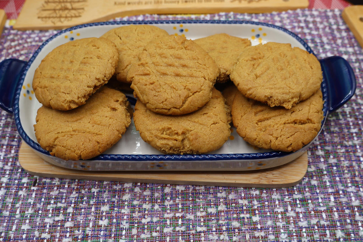 Gluten Free Peanut Butter Cookie, Dairy Free, Egg Free, Vegan, Maple Sugar, Birthday Gift, Chewy, Sweet& Salty Snack, Vegan, Cookie Exchange