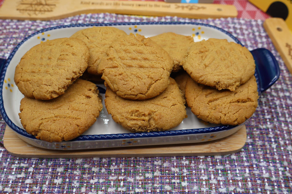 Gluten Free Peanut Butter Cookie, Dairy Free, Egg Free, Vegan, Maple Sugar, Birthday Gift, Chewy, Sweet& Salty Snack, Vegan, Cookie Exchange