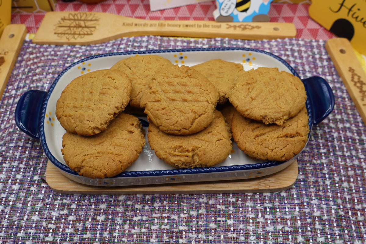 Gluten Free Peanut Butter Cookie, Dairy Free, Egg Free, Vegan, Maple Sugar, Birthday Gift, Chewy, Sweet& Salty Snack, Vegan, Cookie Exchange