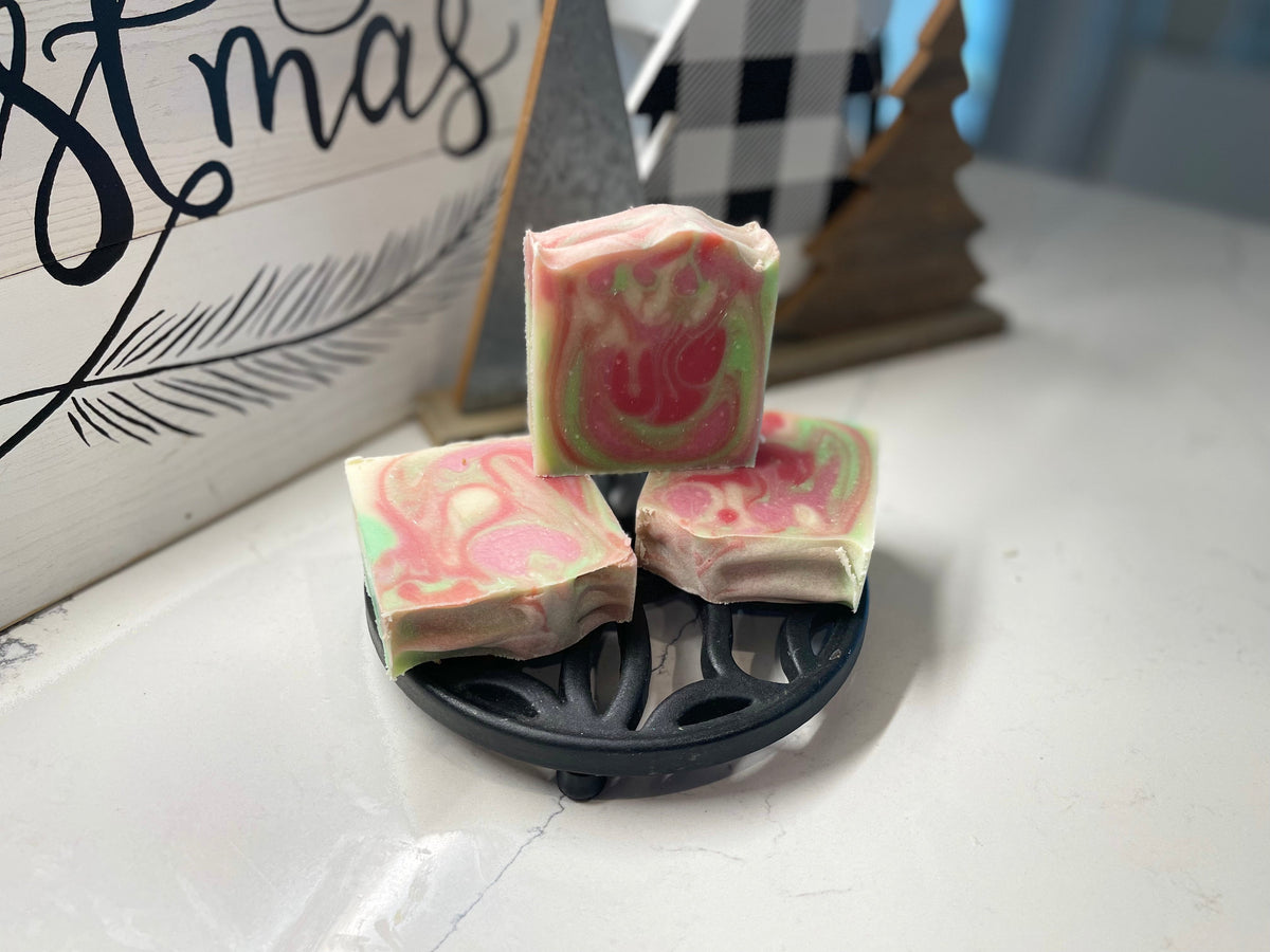Crisp Apple and Rose Luxury Handmade Soap
