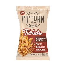 Pipcorn Cinnamon Sugar Twists, 4.5 oz (Case of 12)