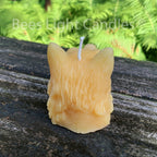 Indian Chief Skull Wolf Candle