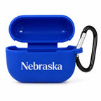 Nebraska Airpod Case Holder | Blue | Nebraska Department of Economic Development