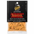 Jalapeno Bacon Cheddar Dip & Cheeseball Mix | Pack of 3 | 1.65 oz | GB's Kitchen