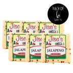 Jalapeno Artisan Cheese Block | Pack of 6 | 8 oz | Jisa's Farmstead Cheese