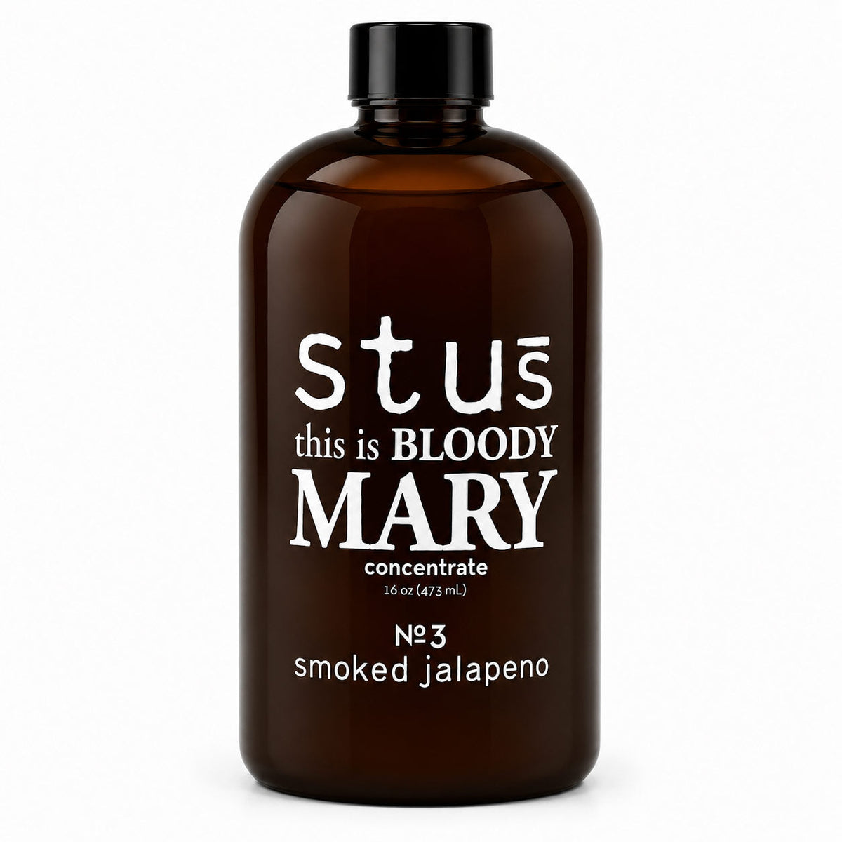 Bloody Mary Concentrate Bundle | Original and Smoked Jalapeno | 16 oz | Stus Bloody Mary, Inc.