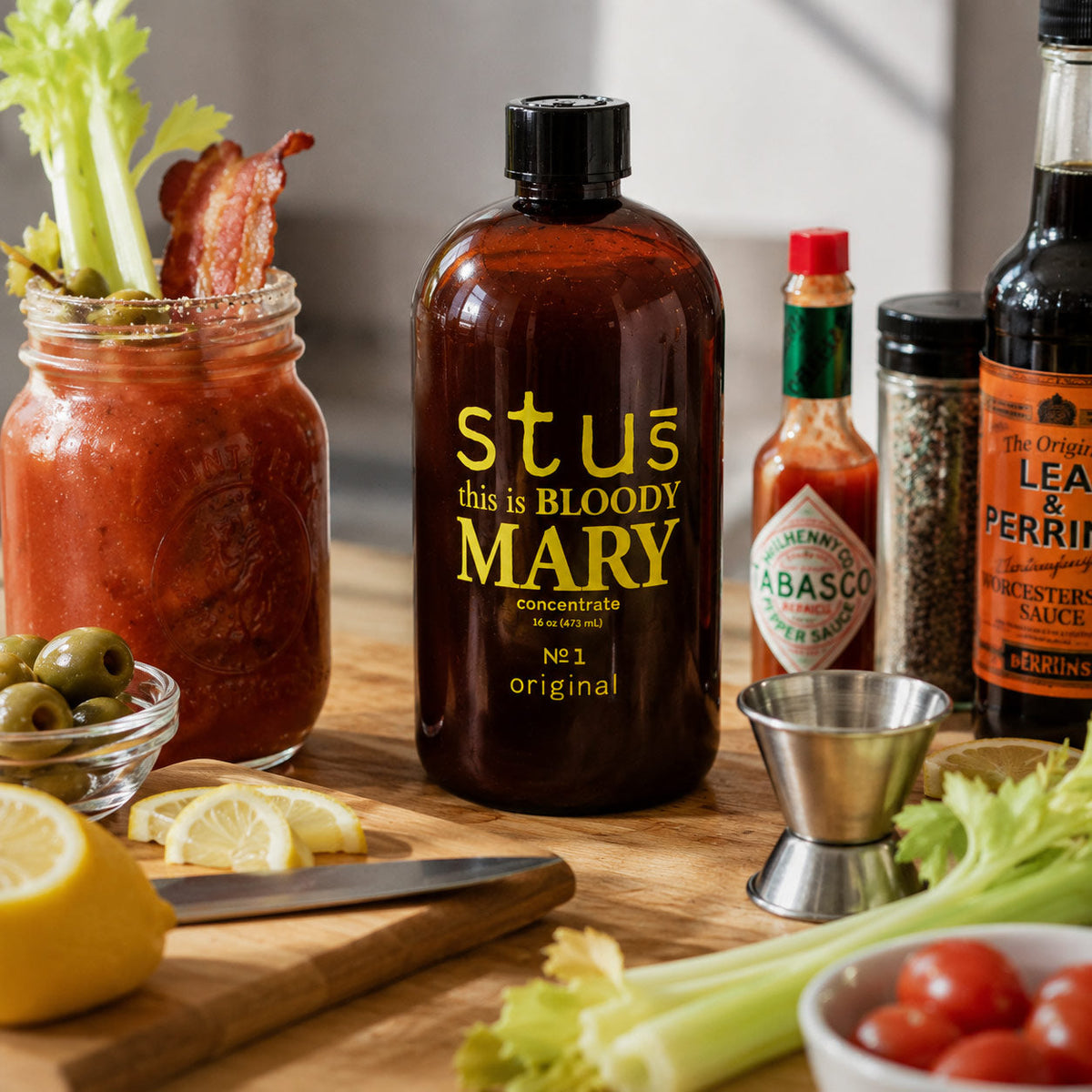 Bloody Mary Original Concentrate | 16 oz | Stus Bloody Mary, Inc.