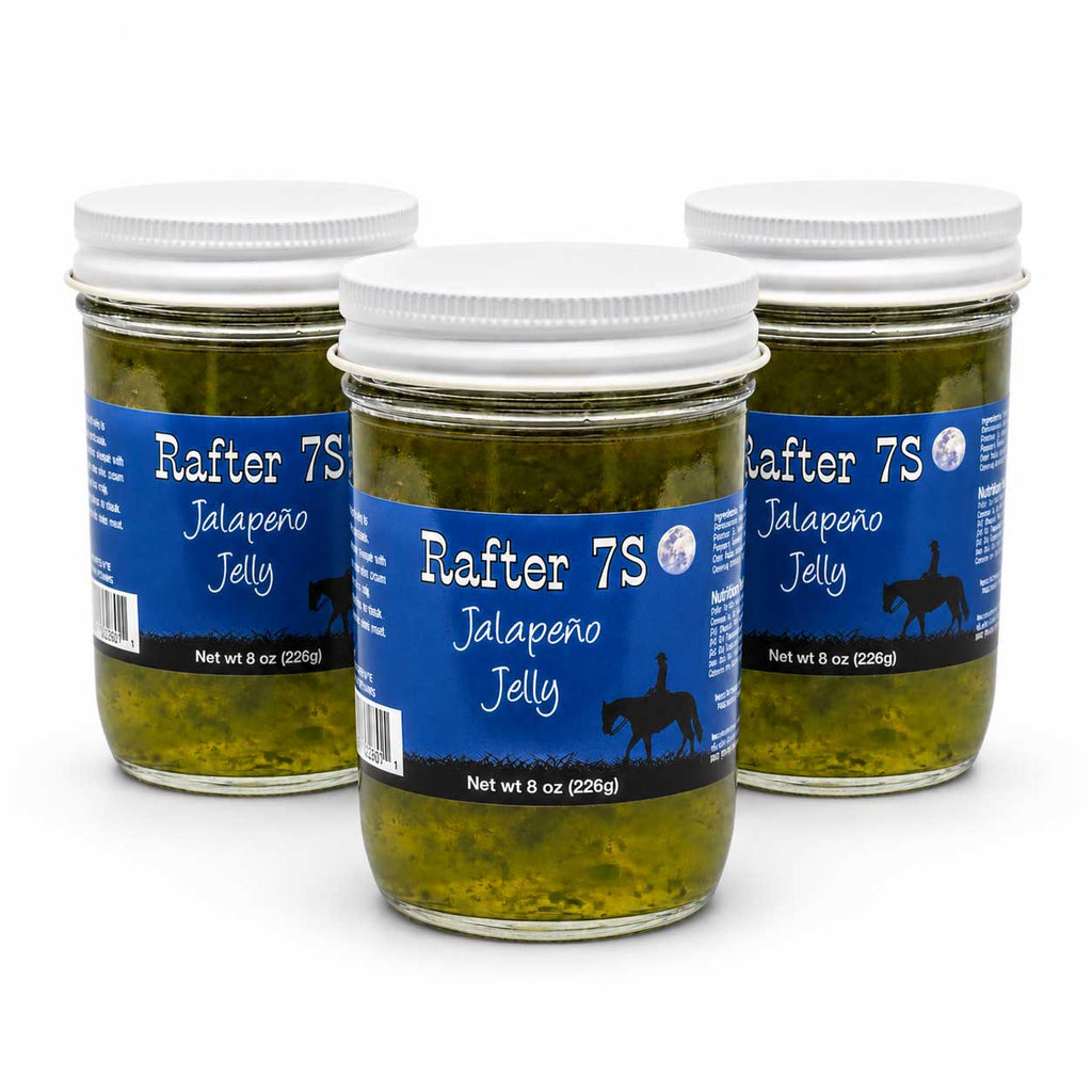 Jalapeno Jelly | Pack of 3 | 8 oz | Rafter 7S