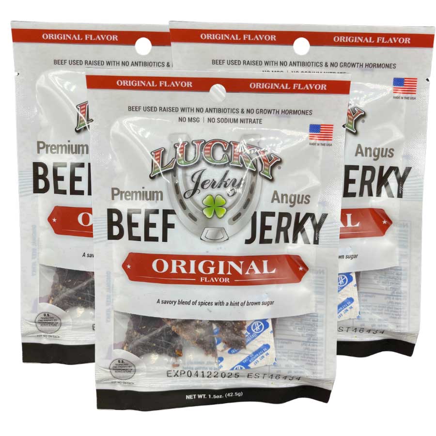 Original Beef Jerky | Pack of 3 | 1.5 oz |  Nebraska Star Beef