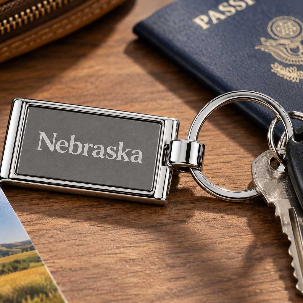 Silver Keychain | Nebraska Department of Economic Development