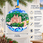 Cathedral of Santa Maria of Palma (La Seu), Mallorca, Spain Glass Ball Christmas Ornament
