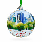 Central Park, New York City Glass Christmas Ornament