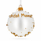 British Museum, London Glass Christmas Ornament