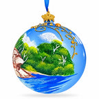 Wisconsin Dells Glass Ball Christmas Ornament