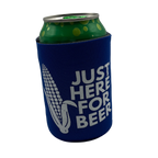 Just Here For Beer Printed Can Koozie | Blooms Designs