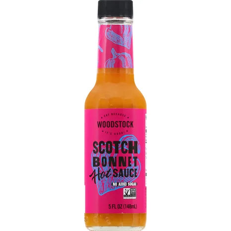 Woodstock Scotch Bonnet Hot Sauce, 5 fl oz (Case of 12)