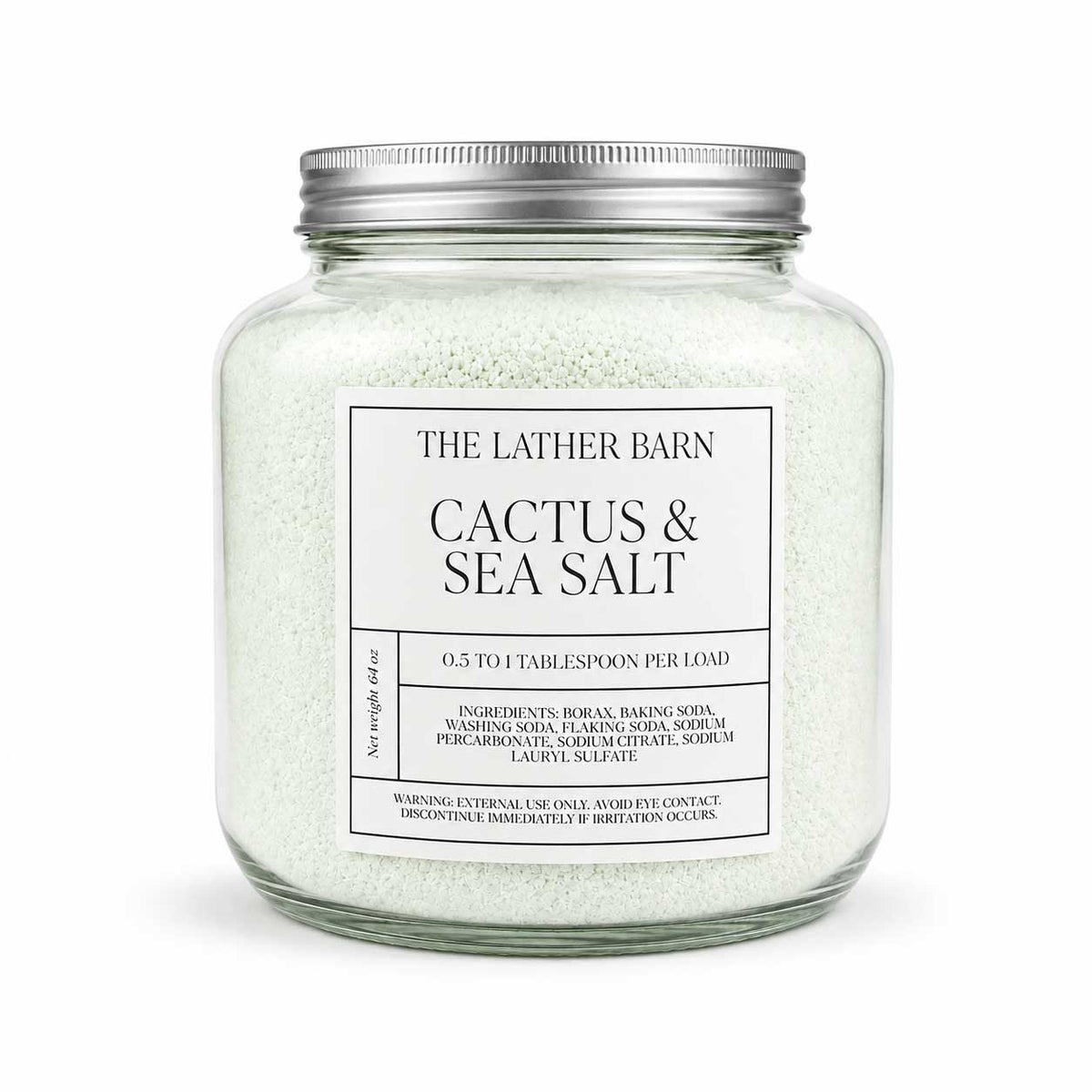 Natural Laundry Detergent | Cactus & Sea Salt | 64 oz | The Lather Barn