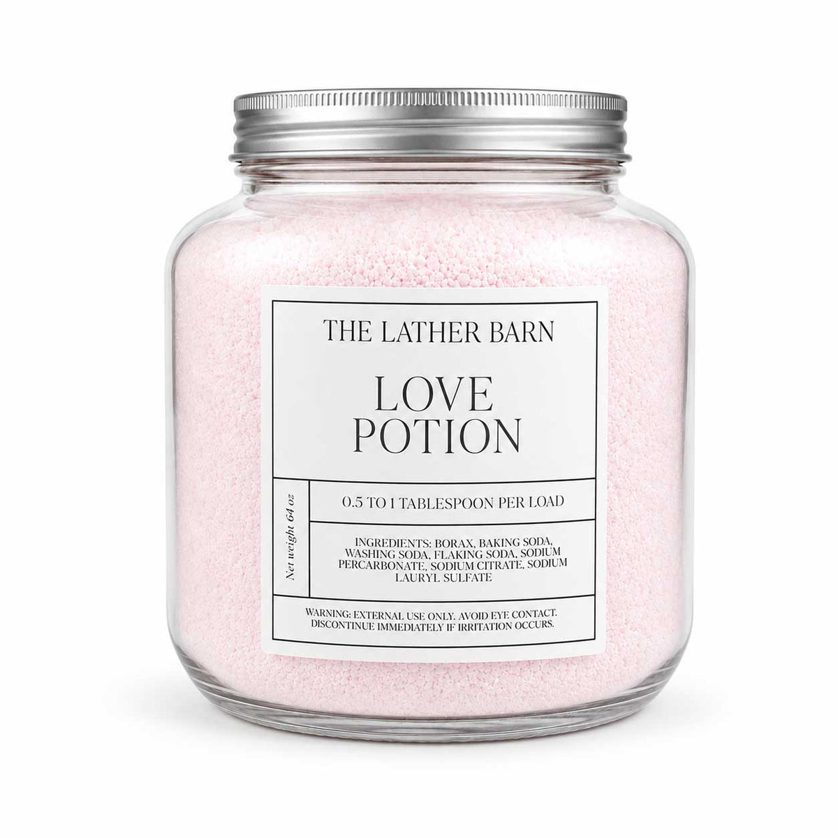 Natural Laundry Detergent | Love Potion | 64 oz | The Lather Barn