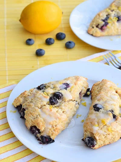 Lemon Blueberry Scone Mix | Pack of 4 | 15 oz | Cobblestone Kitchen