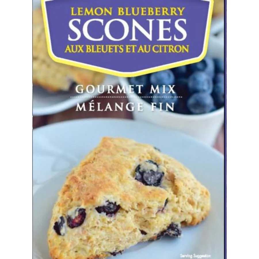 Lemon Blueberry Scone Mix | Pack of 2 | 15 oz | Cobblestone Kitchen