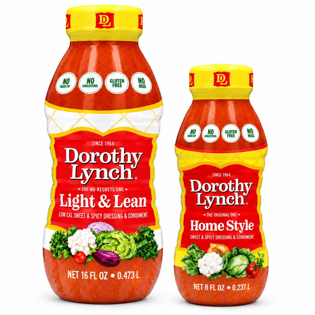 Dorothy Lynch Salad Dressing | 8 oz Homestyle and 16 oz Light and Lean | Gluten Free | Shipping Included