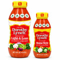 Dorothy Lynch Salad Dressing | 8 oz Homestyle and 16 oz Light and Lean | Gluten Free | Shipping Included