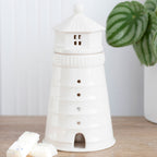 Nautical White Lighthouse Oil Burner and Wax Warmer