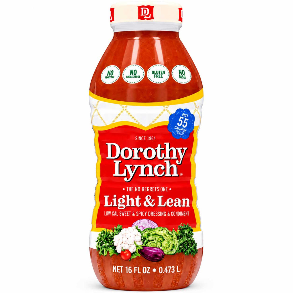 Light and Lean Dorothy Lynch Salad Dressing | Pack of 12 | 16 oz | Gluten Free