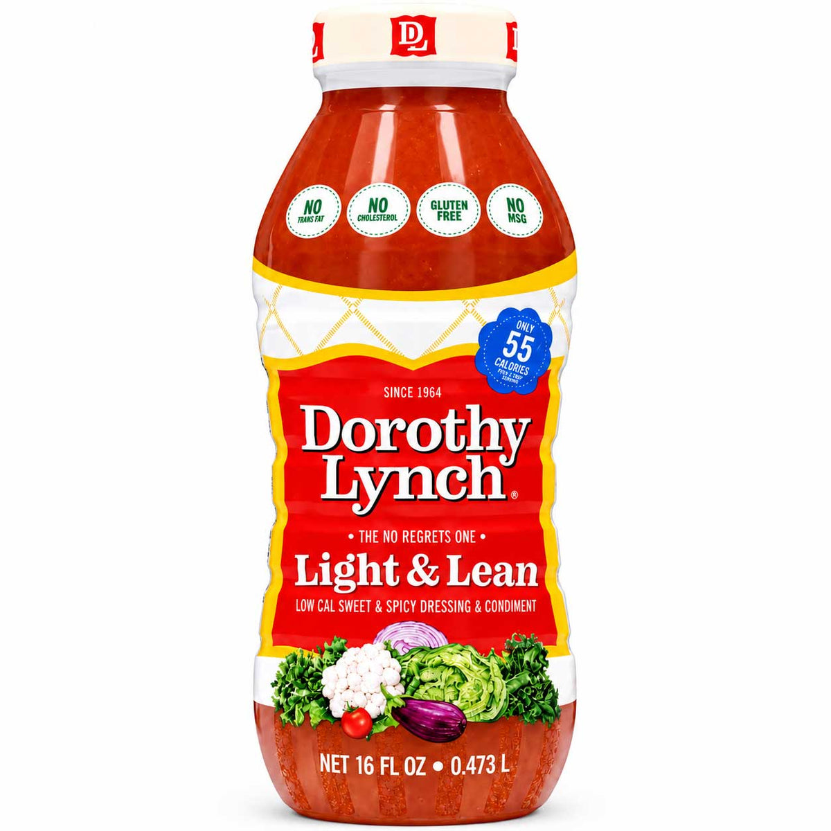 Light and Lean Dorothy Lynch Salad Dressing | Pack of 12 | 16 oz | Gluten Free