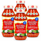 Light and Lean Dorothy Lynch Salad Dressing | Pack of 4 | 16 oz | Gluten Free