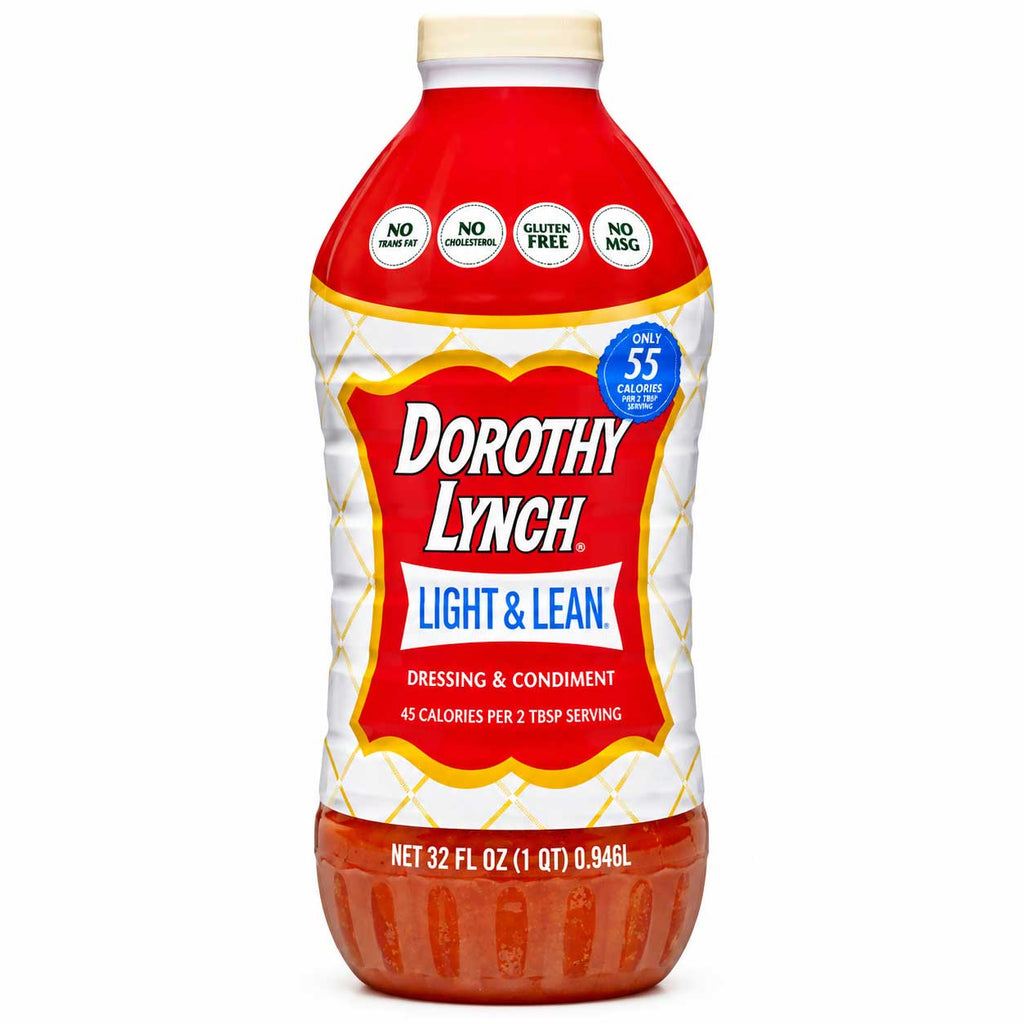 Light and Lean Dorothy Lynch Salad Dressing | Pack of 2 | 32 oz | Gluten Free